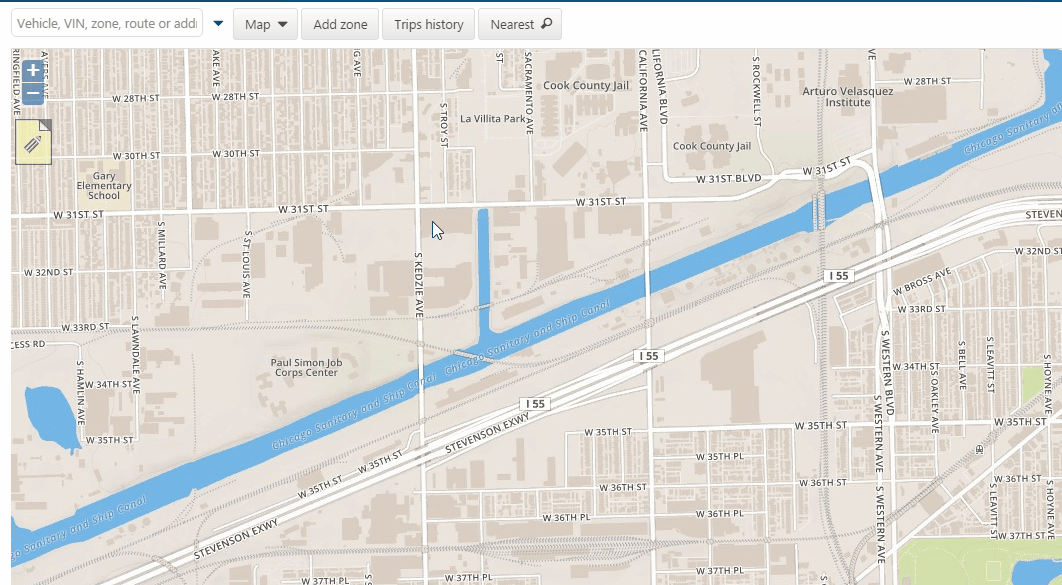 mygeotab dispatch vehicles