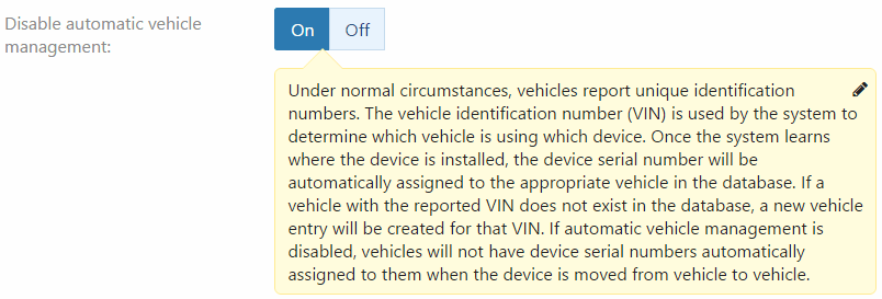 mygeotab pin device disable vehicle