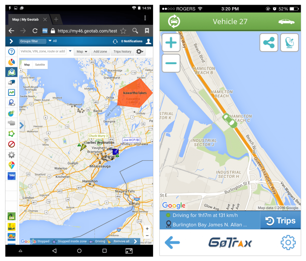 mygeotab-gotrax-map
