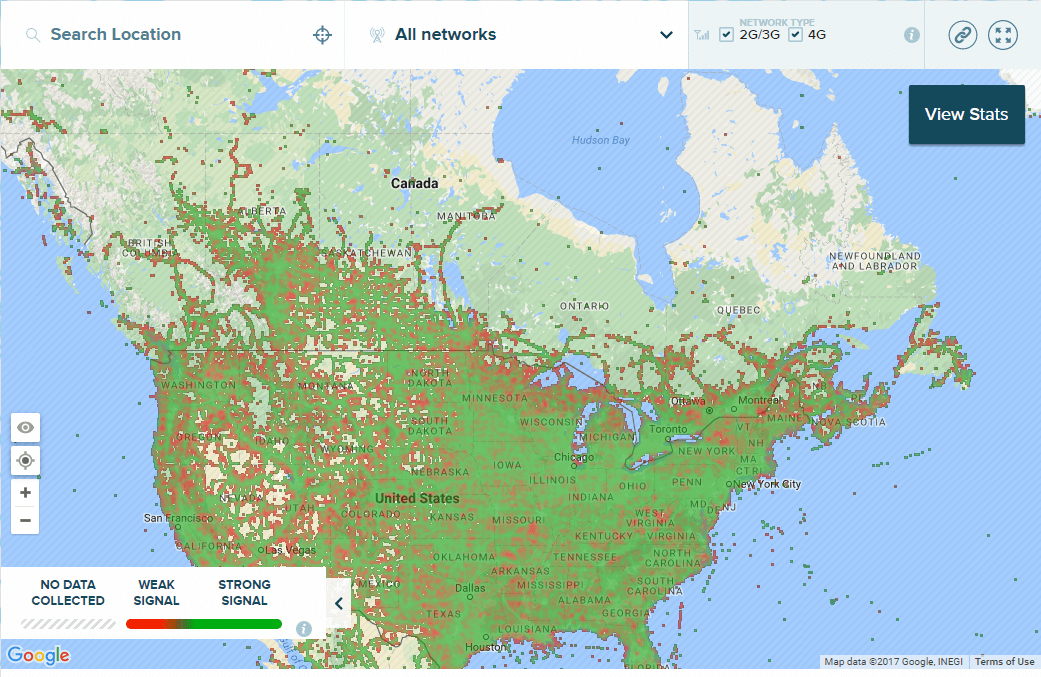 cell coverage