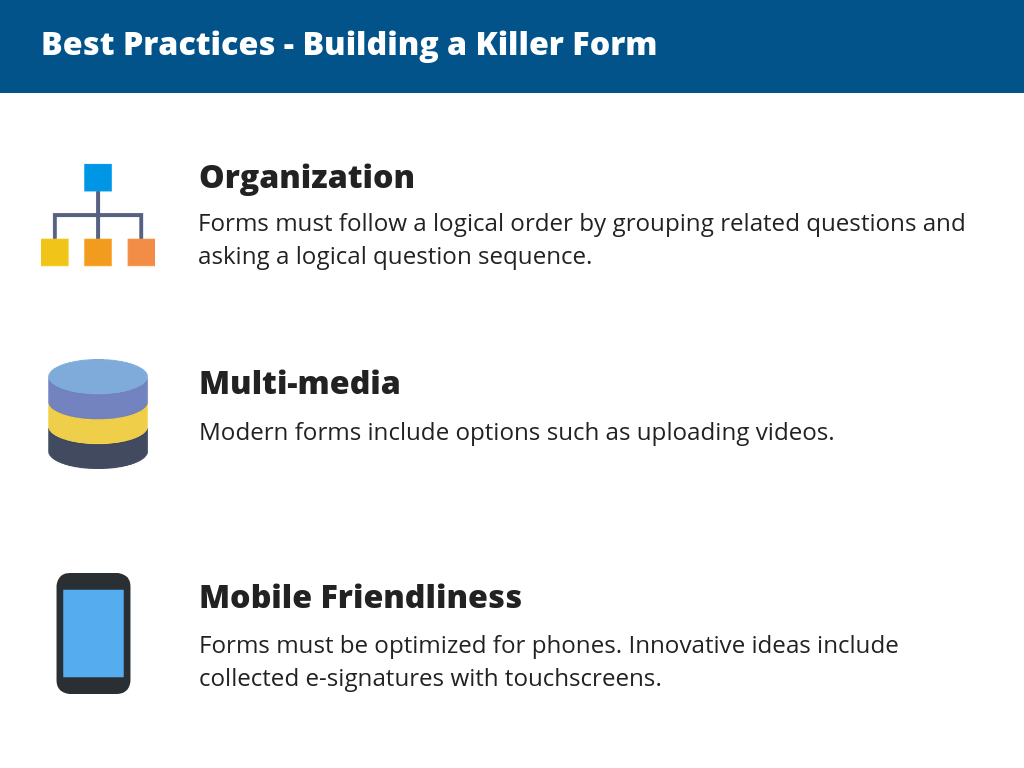 building a killer form