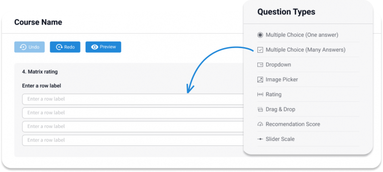 Drag and Drop Course Creation