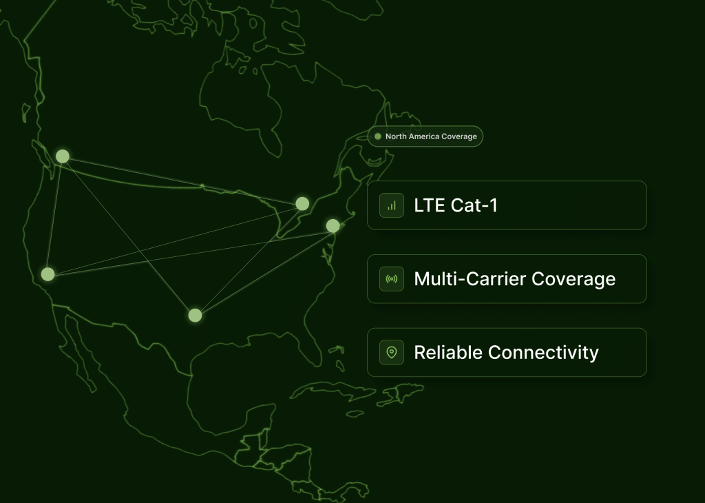 LTE Cat-1 & full carrier coverage in NA